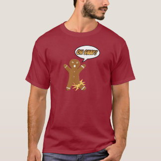 Oh Snap! Funny Christmas Gingerbread Man T-Shirt