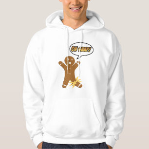 Oh Snap Funny Gingerbread Cookie Man Hoodie