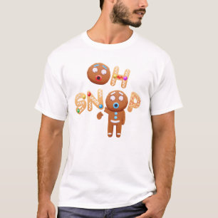 Oh Snap Funny Gingerbread Man Christmas t-shirt