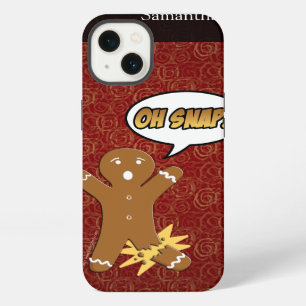 Oh Snap! Funny Gingerbread Man iPhone 13 Case