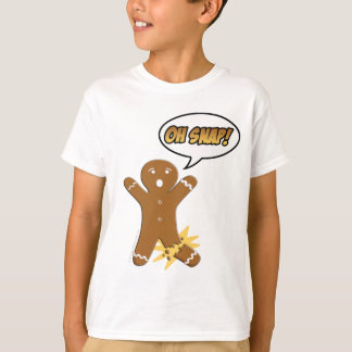 Oh Snap! Funny Gingerbread Man T-Shirt