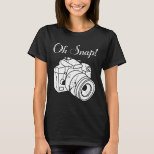 Oh Snap! Funny Photography Camera Lover Gift T-Shirt