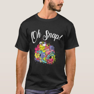 Oh Snap Funny Photography  For Men Women Photograp T-Shirt