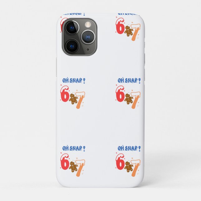 Oh Snap Gingerbread 67 Case-Mate iPhone Case (Back)