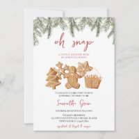 Oh Snap Gingerbread Baby Shower