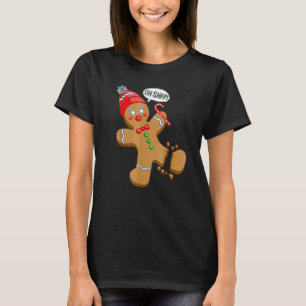 Oh Snap Gingerbread Christmas Xmas Men Women Kids T-Shirt