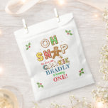 Oh Snap! Gingerbread Cookie Any Age Birthday Favour Bags<br><div class="desc">Celebrate in style with these trendy any age birthday party favour bags. This design is easy to personalise with your special event wording and your guests will be thrilled when they see these fabulous favour bags. Matching party items can be found in the collection.</div>