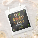 Oh Snap! Gingerbread Cookie Any Age Birthday Favour Bags<br><div class="desc">Celebrate in style with these trendy any age birthday party favour bags. This design is easy to personalise with your special event wording and your guests will be thrilled when they see these fabulous favour bags. Matching party items can be found in the collection.</div>