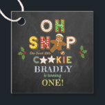 Oh Snap! Gingerbread Cookie Any Age Birthday Favour Tags<br><div class="desc">Celebrate in style with these cute and very trendy birthday party favour tags. This design is easy to personalise with your special event wording and your guests will be thrilled when they see these fabulous tags. Matching shower items can be found in the collection.</div>