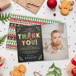 Oh Snap! Gingerbread Cookie Any Age Birthday Photo Thank You Card<br><div class="desc">Say thank you in style with these trendy birthday thank you cards. The template photo and wording is easy to personalise and your family and friends will be thrilled when they receive these fabulous thank yous.</div>