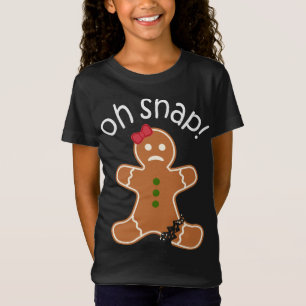 Oh Snap! Gingerbread Cookie Apparel Christmas T-Shirt