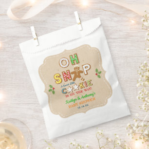Oh Snap! Gingerbread Cookie Baby Shower Favour Bags