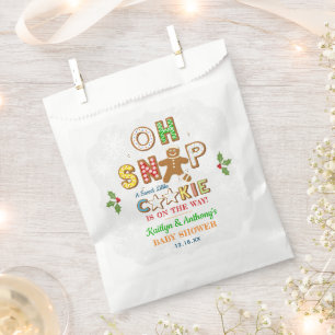 Oh Snap! Gingerbread Cookie Baby Shower Favour Bags