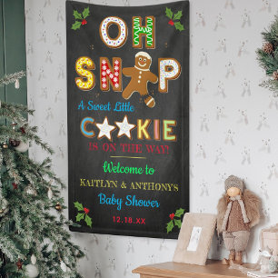 Oh Snap! Gingerbread Cookie Baby Shower Welcome Banner