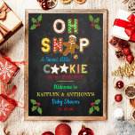 Oh Snap! Gingerbread Cookie Baby Shower Welcome Poster<br><div class="desc">Celebrate in style with this trendy baby shower welcome sign. The design is easy to personalize with your own wording and your family and friends will be thrilled when they see this fabulous party sign. Matching party items can be found in the collection.</div>