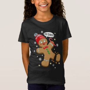 Oh Snap Gingerbread Cookie Man Costume Baking Team T-Shirt