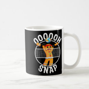 Oh Snap Gingerbread Man Blocker Christmas Volleyba Coffee Mug
