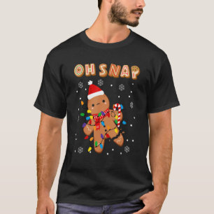 Oh Snap Gingerbread Man Christmas Cookie Costume B T-Shirt