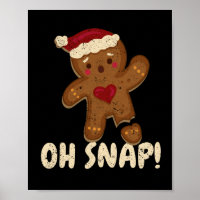 Oh snap gingerbread man cookie broken leg