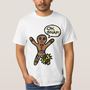 Oh Snap Gingerbread Man Cookie Christmas Shirt