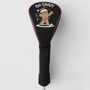 Oh Snap Gingerbreadman Golfer Golf Christmas Xmas Head Cover