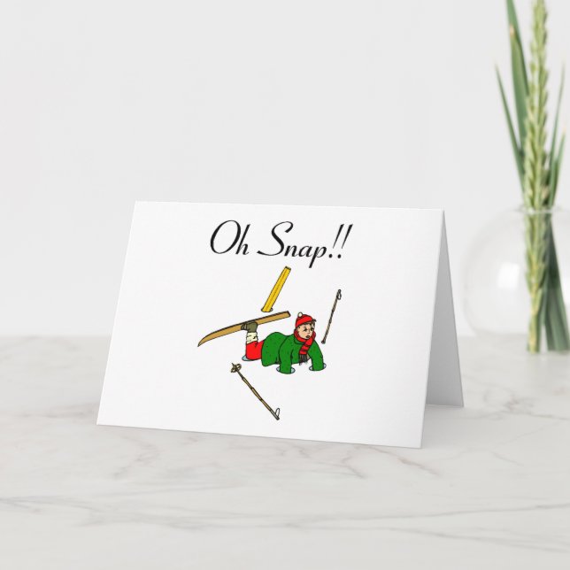 Oh Snap!  (Ice Break) Holiday Card (Front)