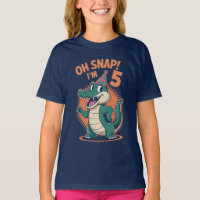 Oh Snap I'm 5 Birthday Party Alligator