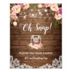 Oh Snap Instagram Hashtag Rustic Country Floral