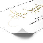 Oh Snap Instagram Sign Choose Your Size Faux Gold