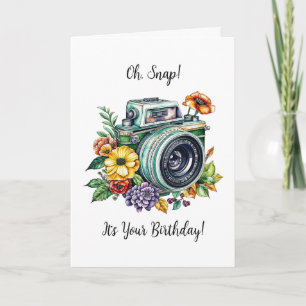 Oh, Snap It's Your Birthday! Card