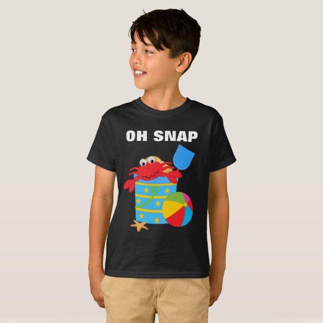 Oh Snap   Kids' Hanes TAGLESS® T-Shirt (Front Full)