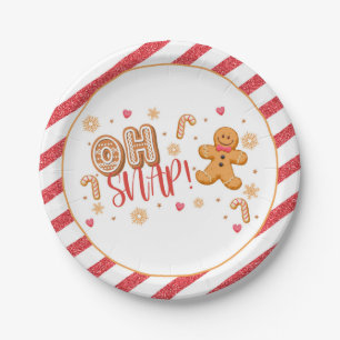 Oh Snap Our Little Cookie Party Plate - WH - Boy