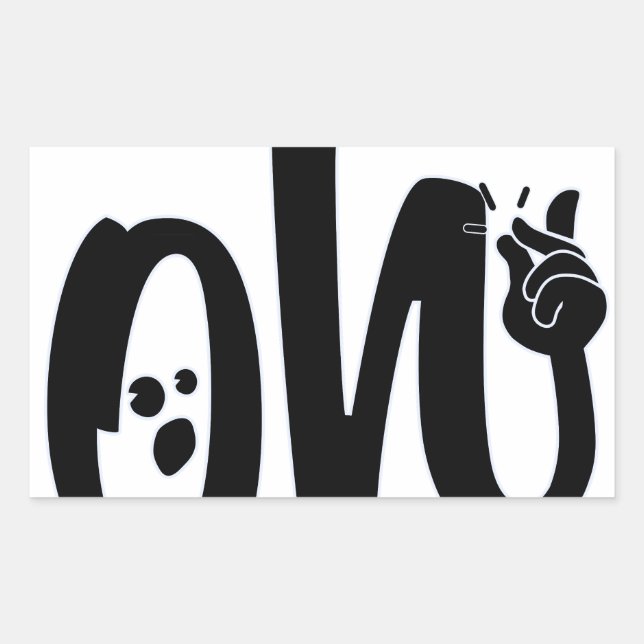 Oh Snap! Rectangular Sticker (Front)