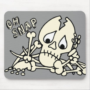 Oh Snap Skeleton Mouse Mat