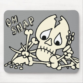 Oh Snap Skeleton Mouse Mat
