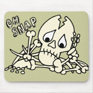 Oh Snap Skeleton Mouse Mat