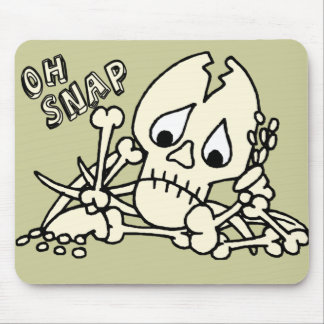 Oh Snap Skeleton Mouse Mat