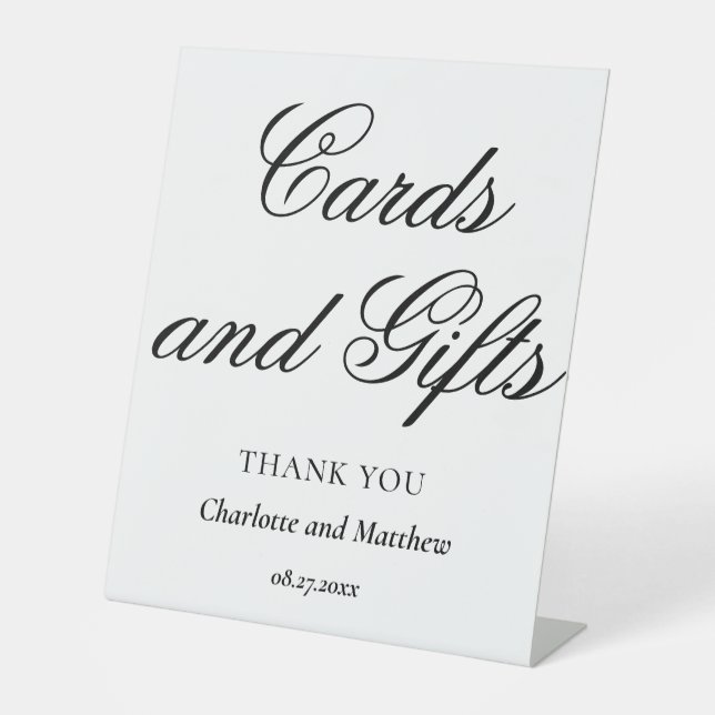 Oh Snap Social Media Chic Modern Wedding Event Pedestal Sign (Front)