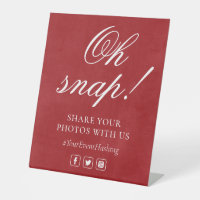 Oh Snap Social Media Chic Modern Wedding Event