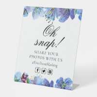 Oh Snap Social Media Floral Modern Wedding Event