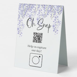 Oh Snap Table Top Sign