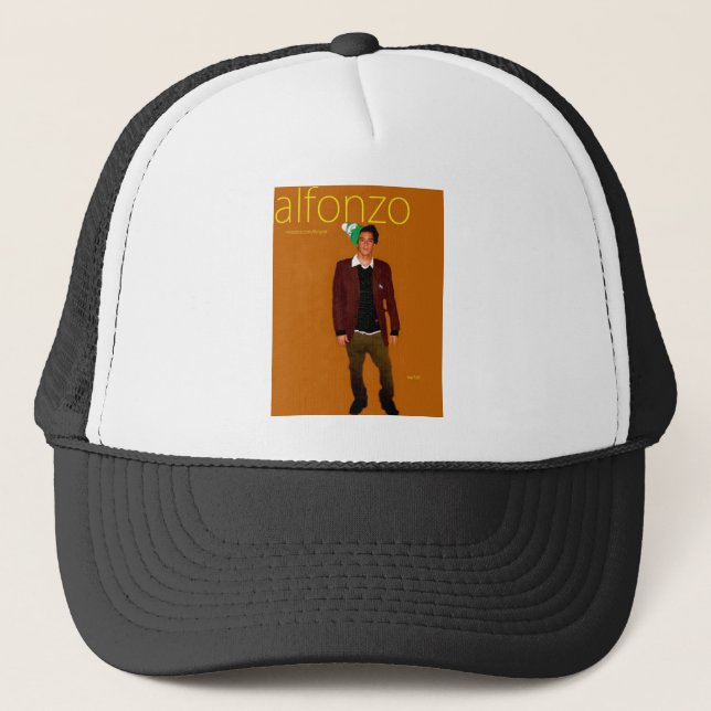 oh snap trucker hat (Front)