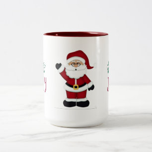 Oh So Jolly Santa Design  Giant Coffee Mug