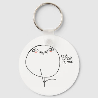 Oh Stop it, You. Comic Face Key Ring