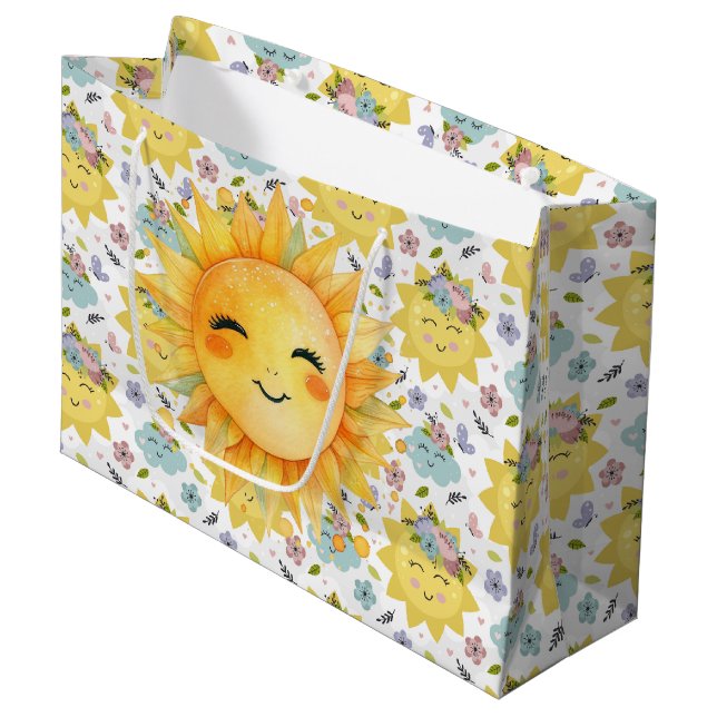 Oh Sunny Day Large Gift Bag (Front Angled)