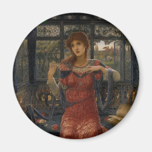 Oh Swallow, Swallow by John Melhuish Strudwick Magnet