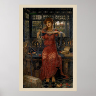 Oh Swallow, Swallow by John Melhuish Strudwick Poster