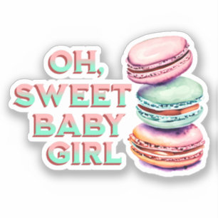 Oh Sweet Baby Girl Macaron Themed Baby Shower