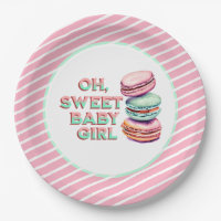 Oh Sweet Baby Girl Macaron Themed Baby Shower