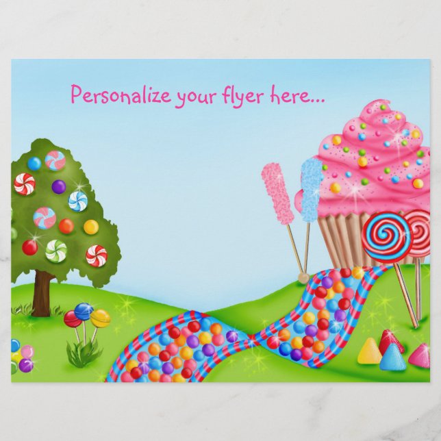 Oh Sweet Candyland Flyer / Letterhead (Front)